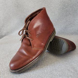 Sebago Drysides Waterproof Leather Chukka Boots Lace-Up Brown